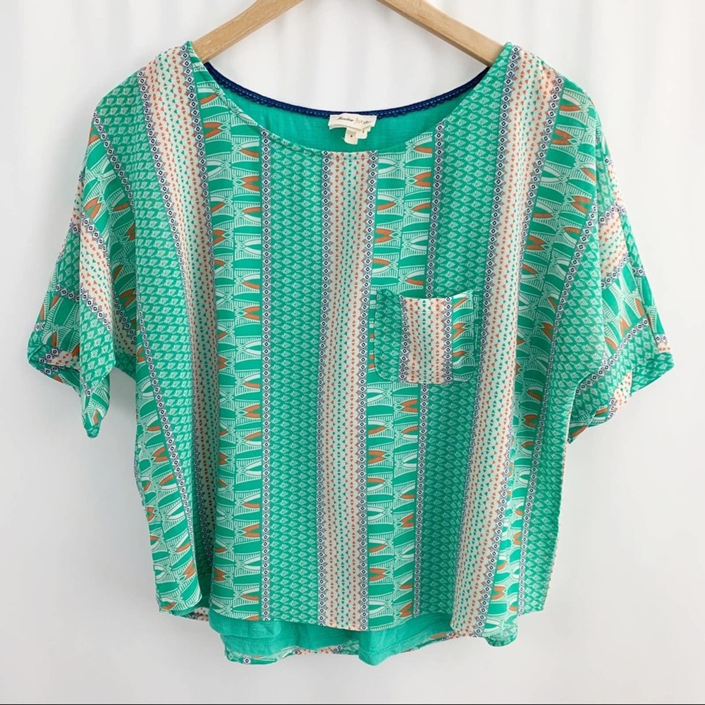 Anthropologie Meadow Rue Zane Blouse S